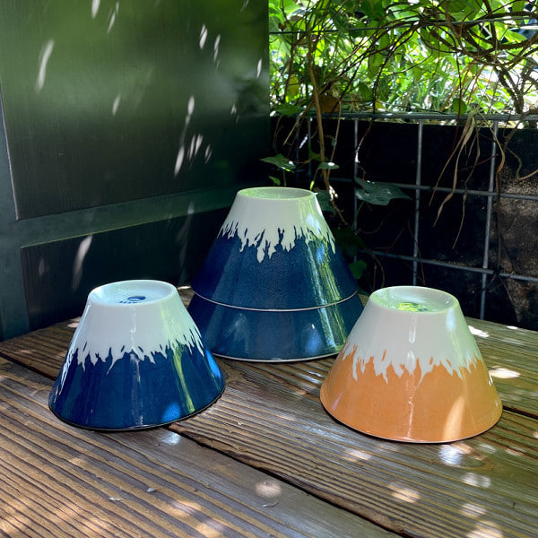 【訂貨】BEAMS JAPAN 日本製 富士山 陶瓷丼鉢 蓋飯碗（小）