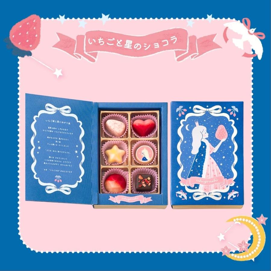 【預訂｜2月】情人節限定 いちごの日 草莓之日系列- 草莓與星星朱古力 6pcs