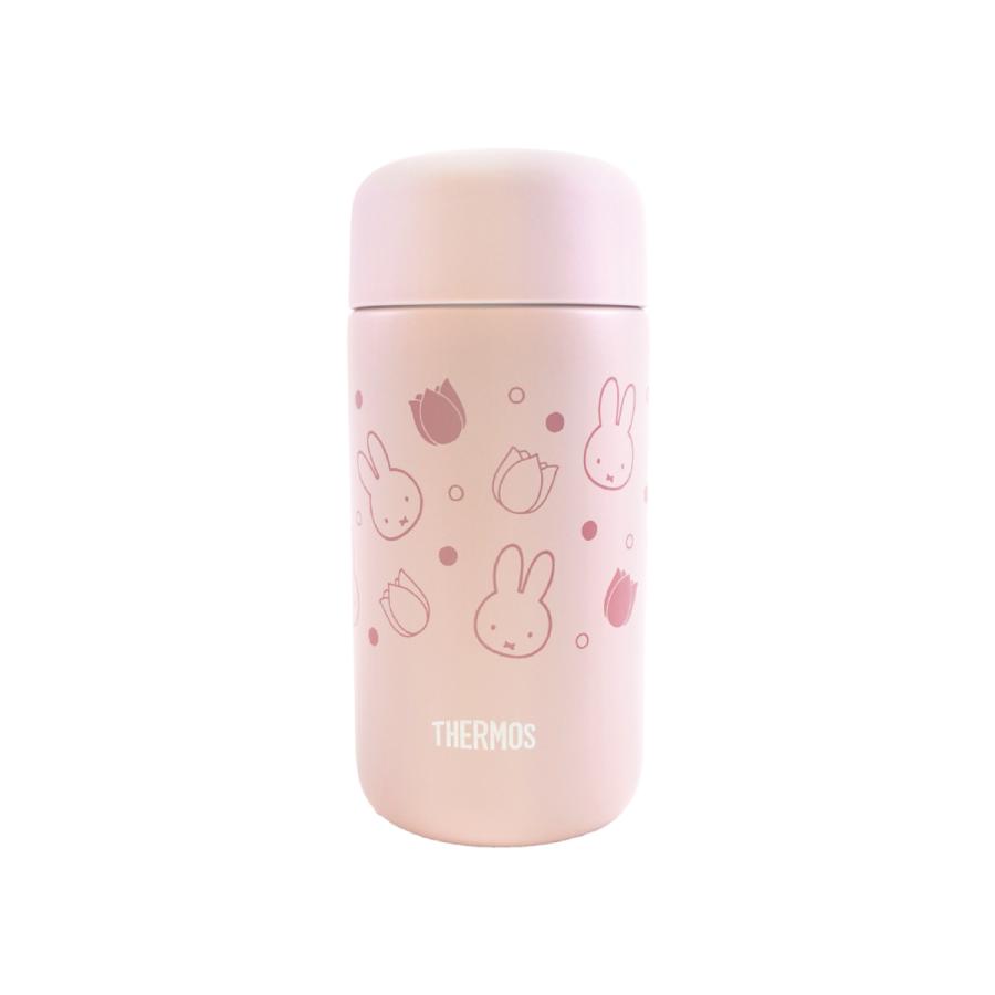 Miffy Style Limited Edition Thermos Flask 0.35L Stainless Steel Bottle (Pink Tulip)