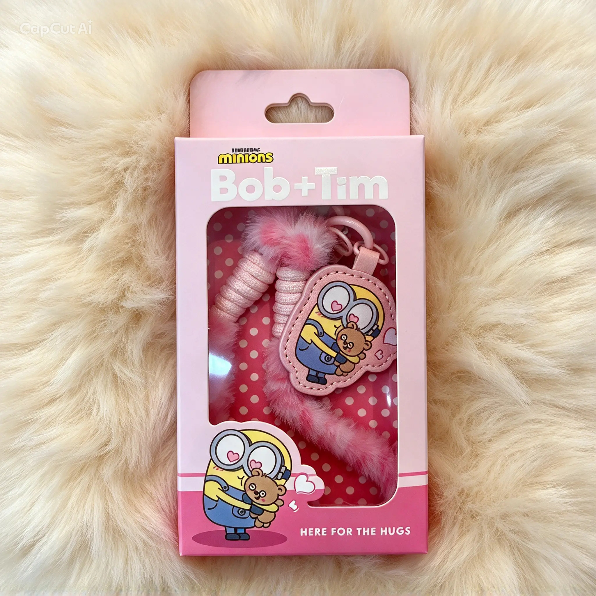 【預訂｜11月中】Minions Bob & Tim 迷你兵團 小小兵 電話繩 毛絨手機掛繩