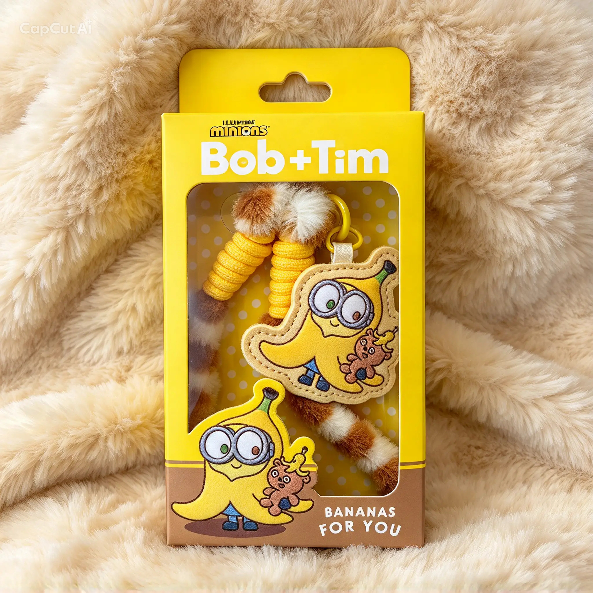 【預訂｜11月中】Minions Bob & Tim 迷你兵團 小小兵 電話繩 毛絨手機掛繩