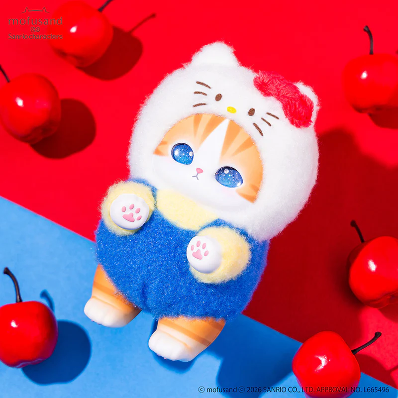 【預訂｜8月中】Mofusand x Sanrio Kiramekko 掛飾公仔 盲盒