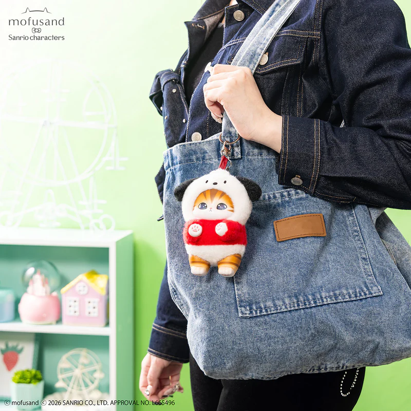 【預訂｜8月中】Mofusand x Sanrio Kiramekko 掛飾公仔 盲盒
