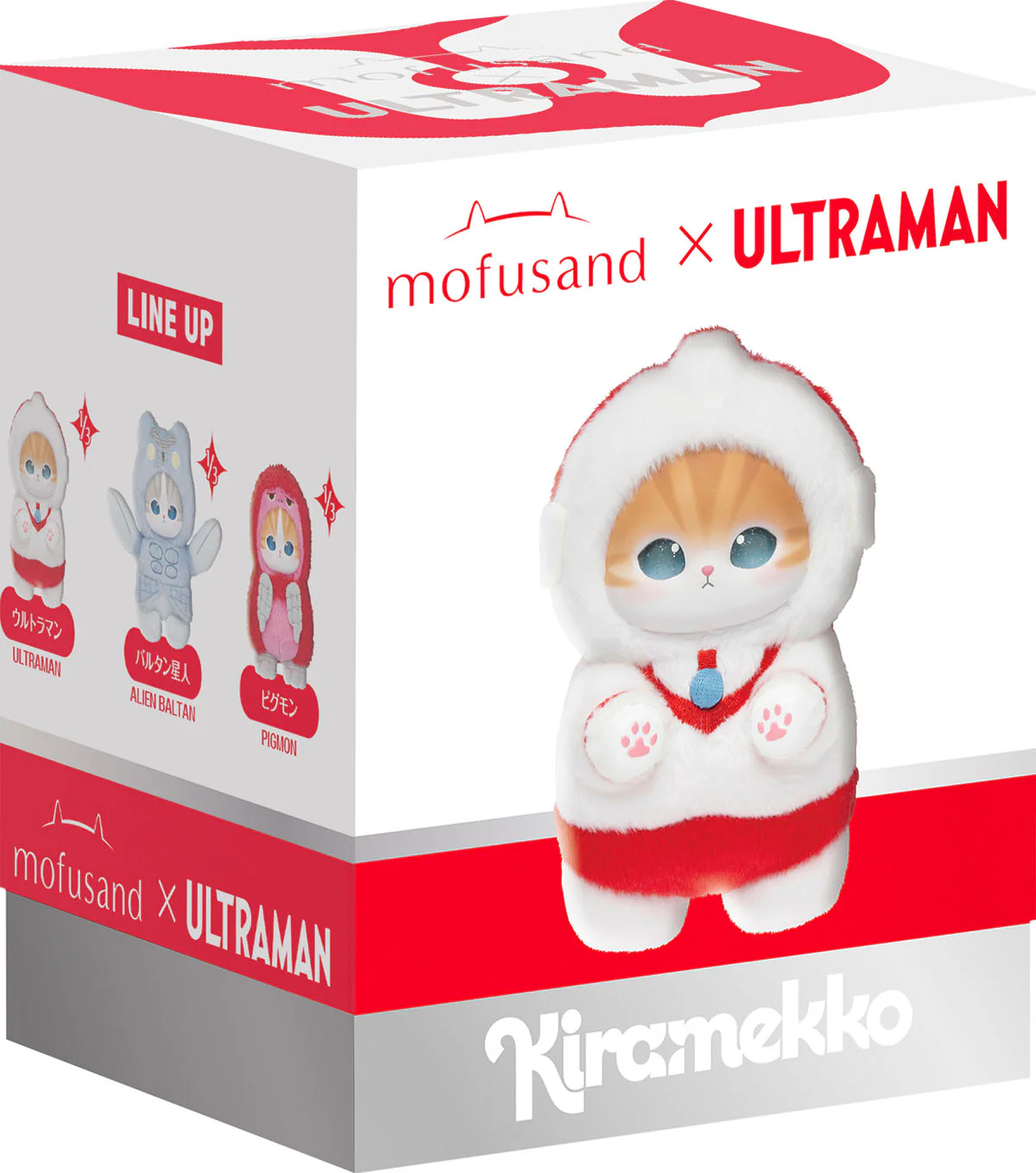 【訂貨】Mofusand x Ultraman Kiramekko Vol.1 掛飾公仔 盲盒