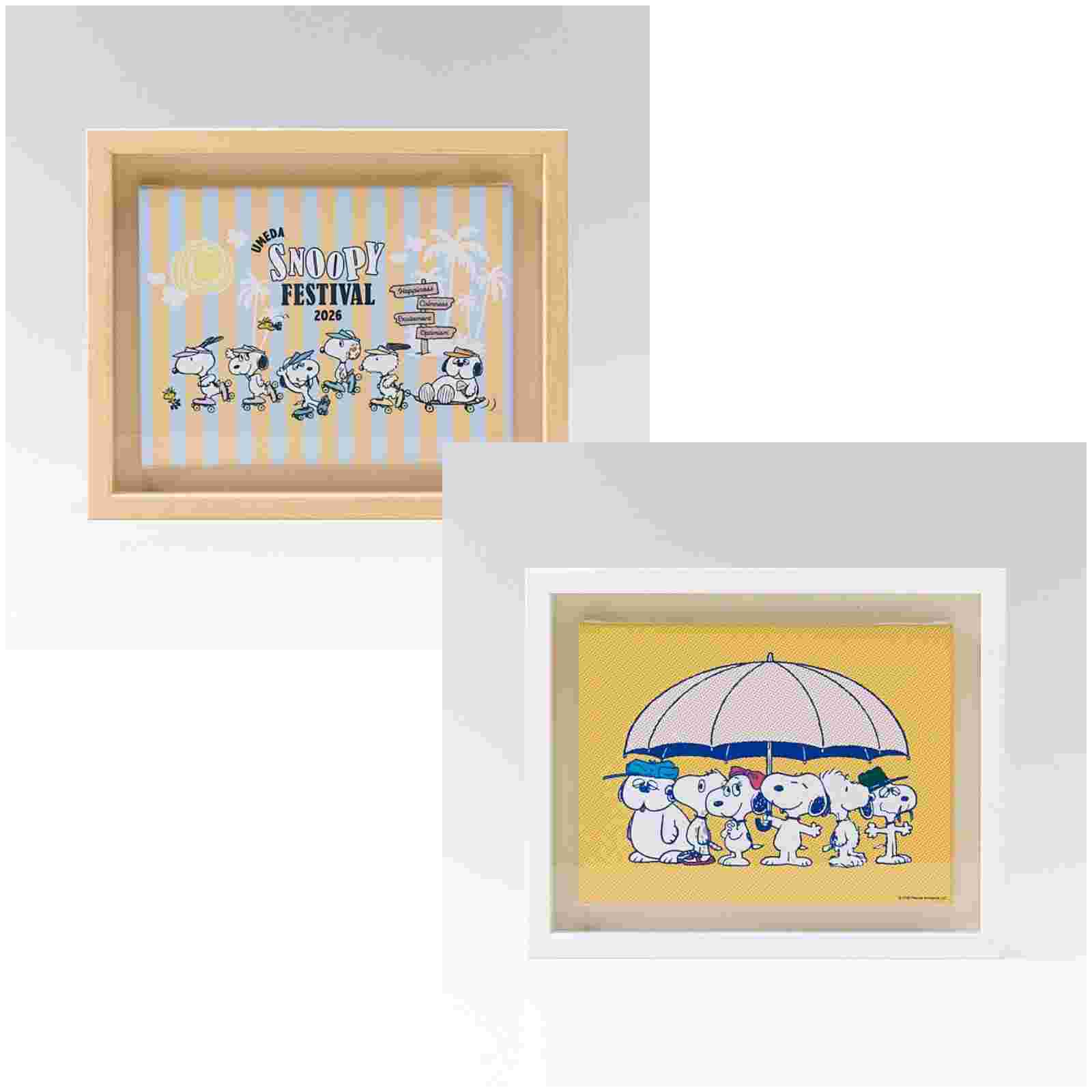 Umeda Snoopy Fest. 2026 Limited Edition - Wooden Framed Art
