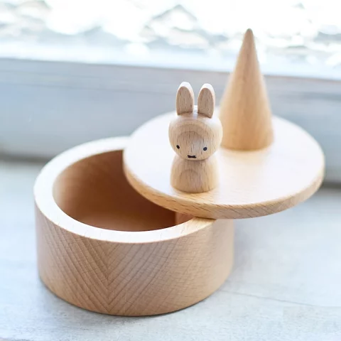 【訂貨】Miffy 木製戒指架飾物盒 小物收納