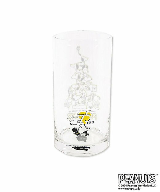 PEANUTS 75周年 玻璃水杯