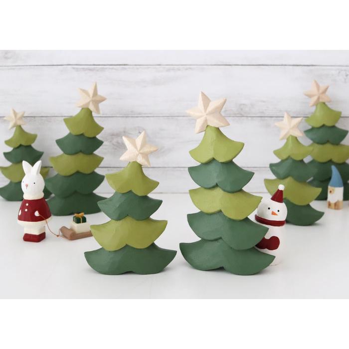 【訂貨】T-LAB polepole 聖誕限定 手工木雕小擺設 - 聖誕樹