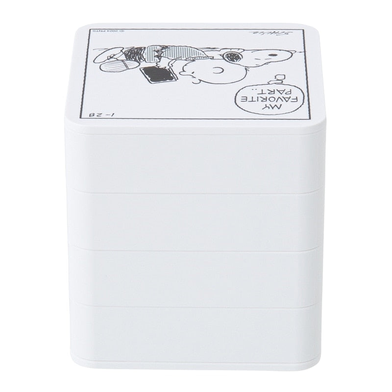 Peanuts Snoopy 旋轉式多層飾物收納盒
