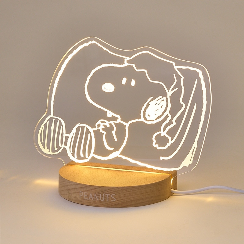 【訂貨】Peanuts Snoopy Lighting Board LED燈擺設 小夜燈