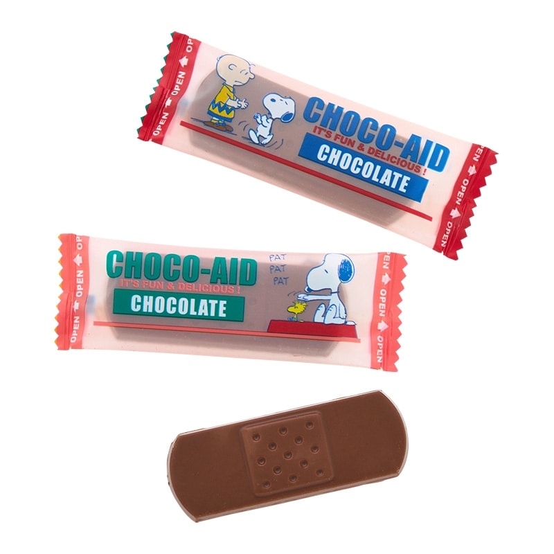 【預訂｜2月】情人節限定 - PEANUTS CHOCO-AID 膠布造型 朱古力（收納袋）
