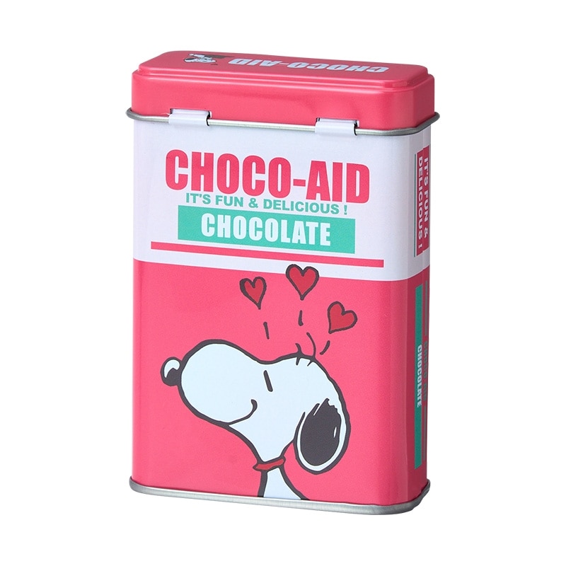 【預訂｜2月】情人節限定 - PEANUTS CHOCO-AID 膠布造型 朱古力（粉紅）