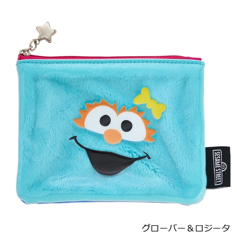 【訂貨】Sesame Street Flat Pouch 收納包 M