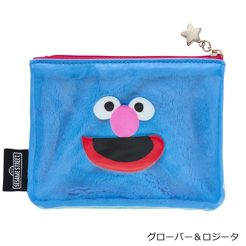 【訂貨】Sesame Street Flat Pouch 收納包 M