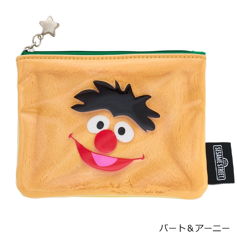 【訂貨】Sesame Street Flat Pouch 收納包 M