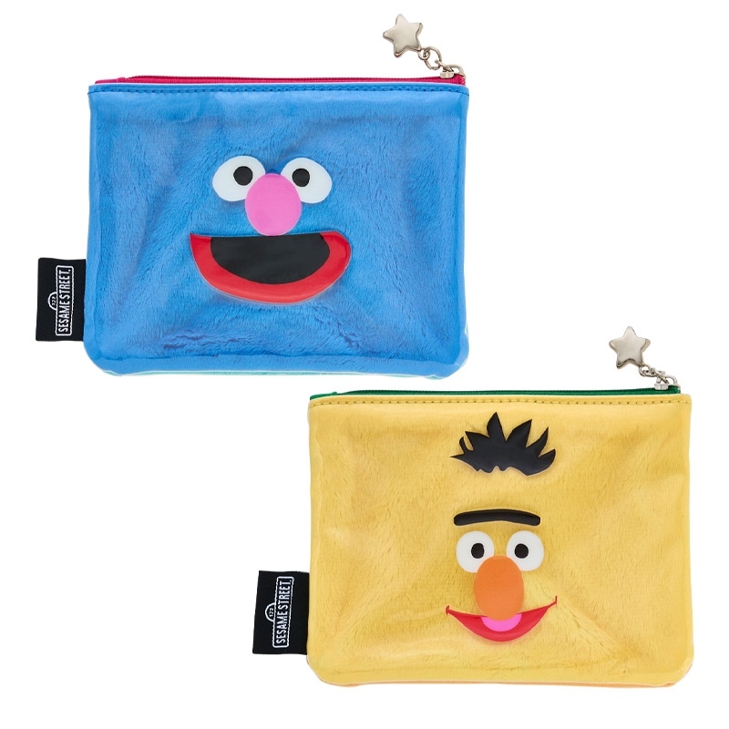 【訂貨】Sesame Street Flat Pouch 收納包 M