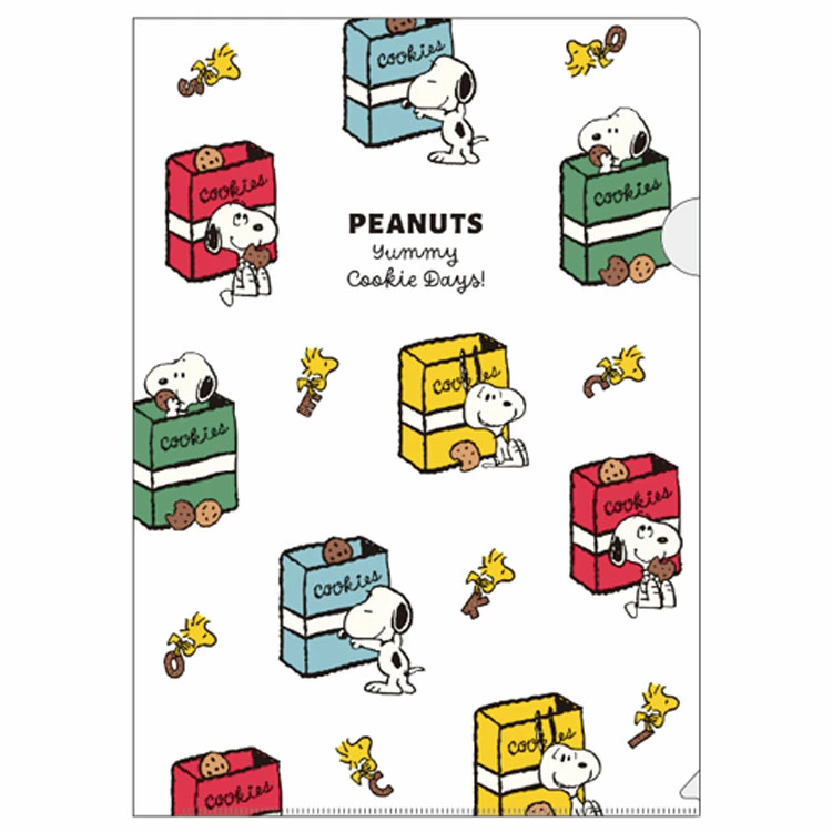 【訂貨】Peanuts Snoopy Yummy Cookie Days Memopad A4 File