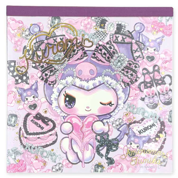 【訂貨】Sanrio x Amenomori Fumika 第二彈 文具系列 - Memopad