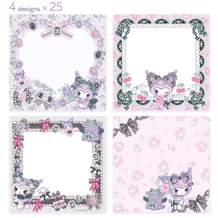 【訂貨】Sanrio x Amenomori Fumika 第二彈 文具系列 - Memopad