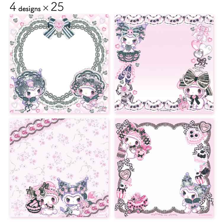 【訂貨】Sanrio x Amenomori Fumika 第二彈 文具系列 - Memopad