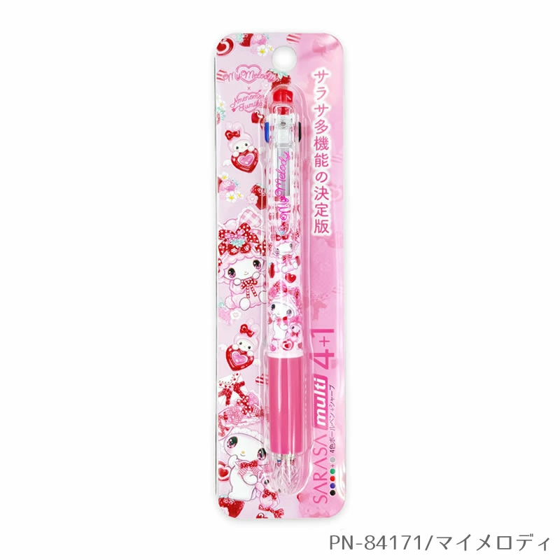 【訂貨】Sanrio x Amenomori Fumika 第二彈 文具系列 - Sarasa Multi 4+1 原子筆 鉛芯筆