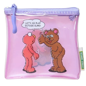 【訂貨】芝麻街 SESAME STREET Elmo 透明小袋 