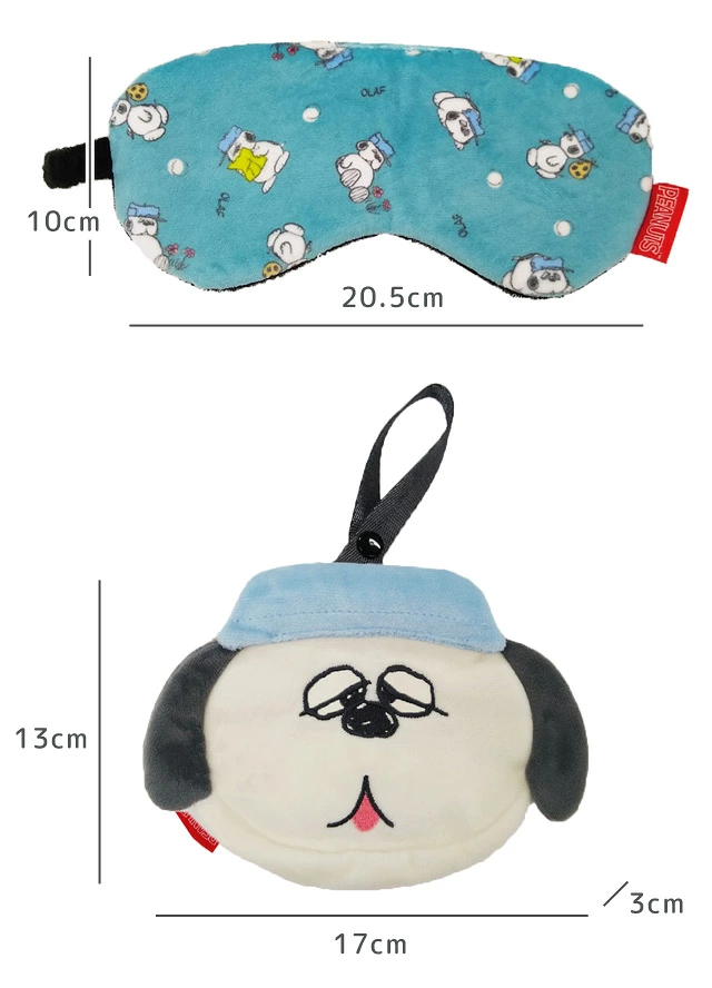 Peanuts Olaf Travel Eye Mask with Storage Pouch