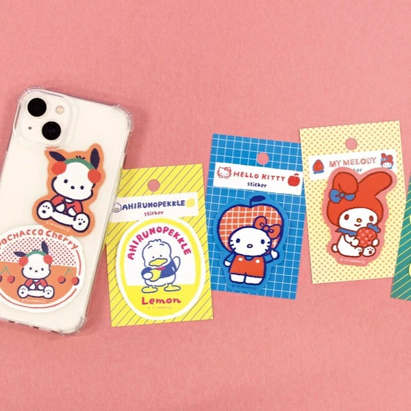 古川紙工 Sanrio Fruit Market 文具系列 - 模切貼紙