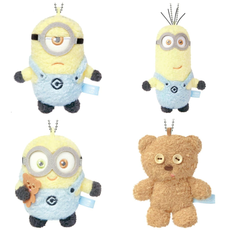 【訂貨】Minions 迷你兵團 小小兵 掛飾公仔 絨毛玩偶 - Bob / Stuart / Kevin / Tim