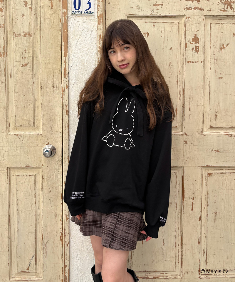 【預訂】Miffy x MIIA 限定 - 衛衣（黑）