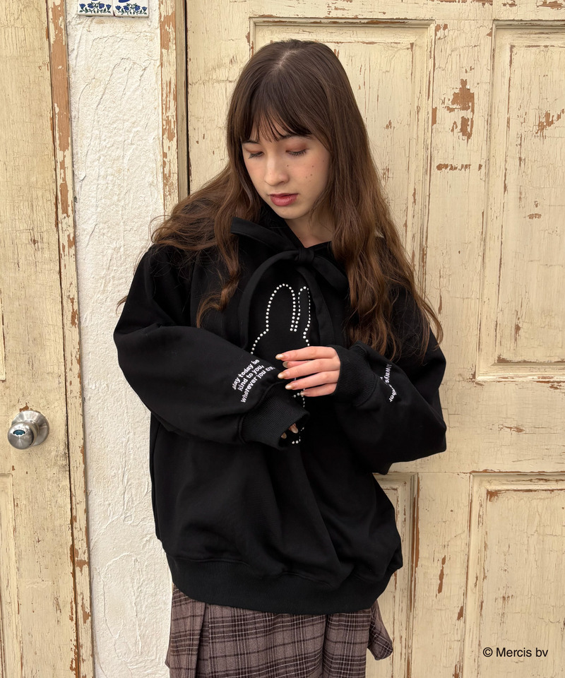 【預訂】Miffy x MIIA 限定 - 衛衣（黑）