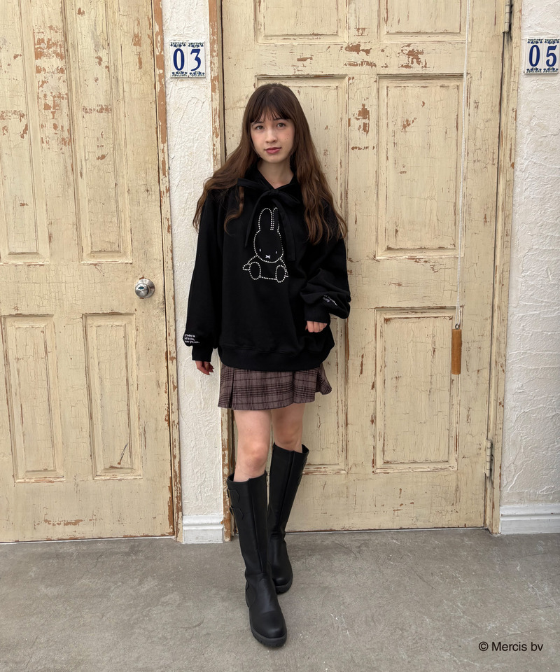 【預訂】Miffy x MIIA 限定 - 衛衣（黑）