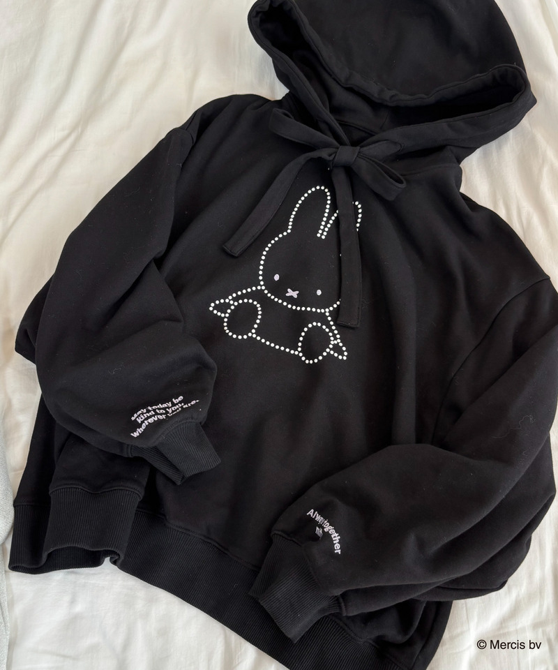 【預訂】Miffy x MIIA 限定 - 衛衣（黑）