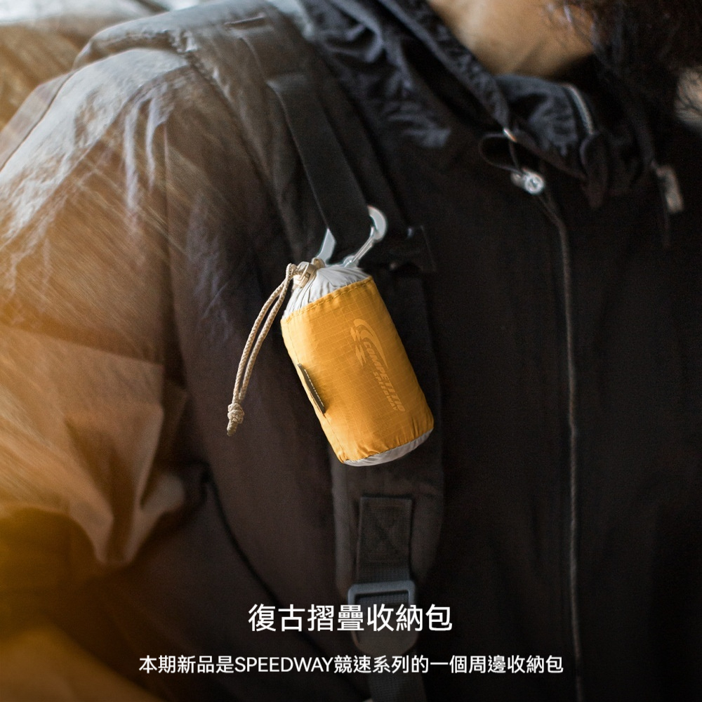 日系折疊大容量托特包黃色超輕便尼龍戶外通勤旅行手提包