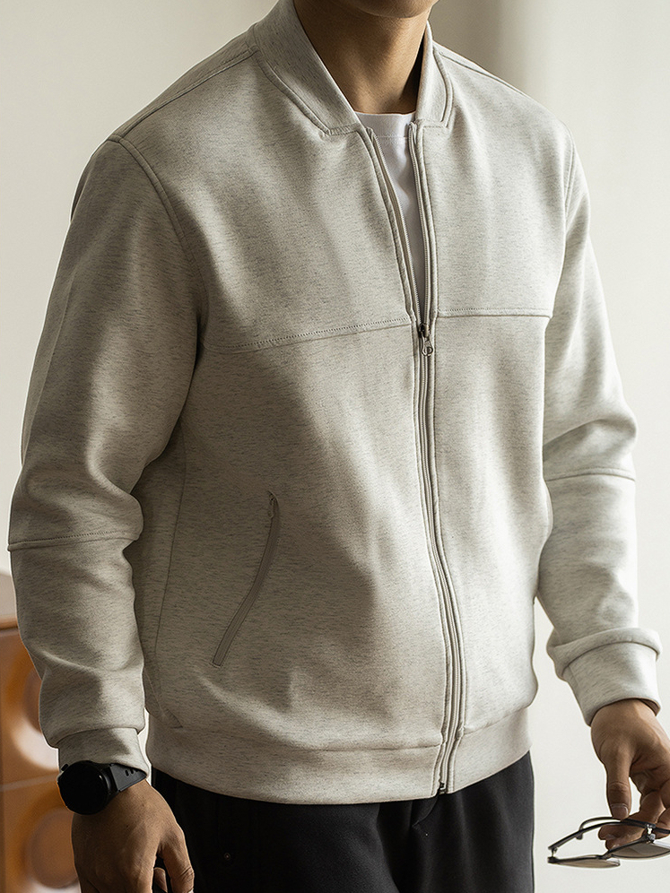 重磅日系棉棒球領寬鬆拉鍊外套男2025新款春運動戶外休閒夾克