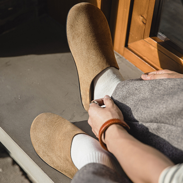 MRA銀標勃肯穆勒拖鞋男鞋外穿通勤cleanfit包頭懶人一脚蹬半拖鞋