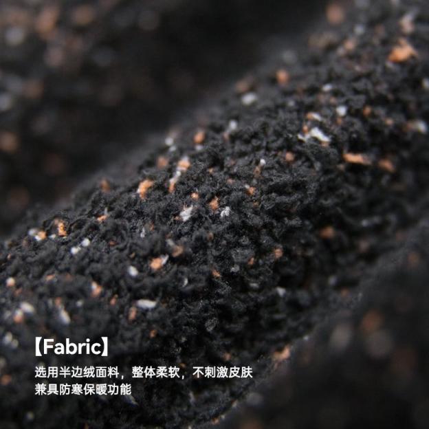 印第安納瓦霍半邊絨圍脖保暖戶外拉鏈脖套圍巾男冬-Retro's Wear