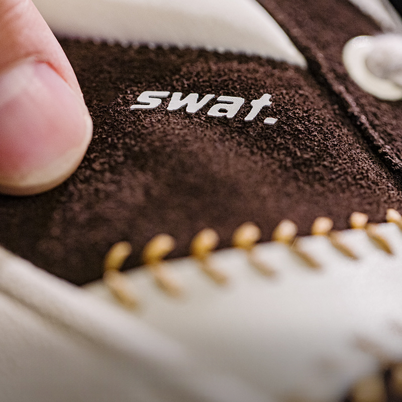 春季新款棒球設計男鞋平底休閒鞋厚底增高潮流復古百搭板鞋