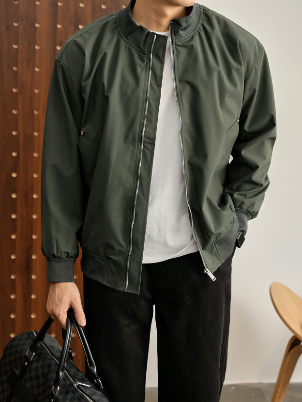 Cityboy戶外防風衝鋒衣立領外套男款潮流運動飛行員工裝夾克