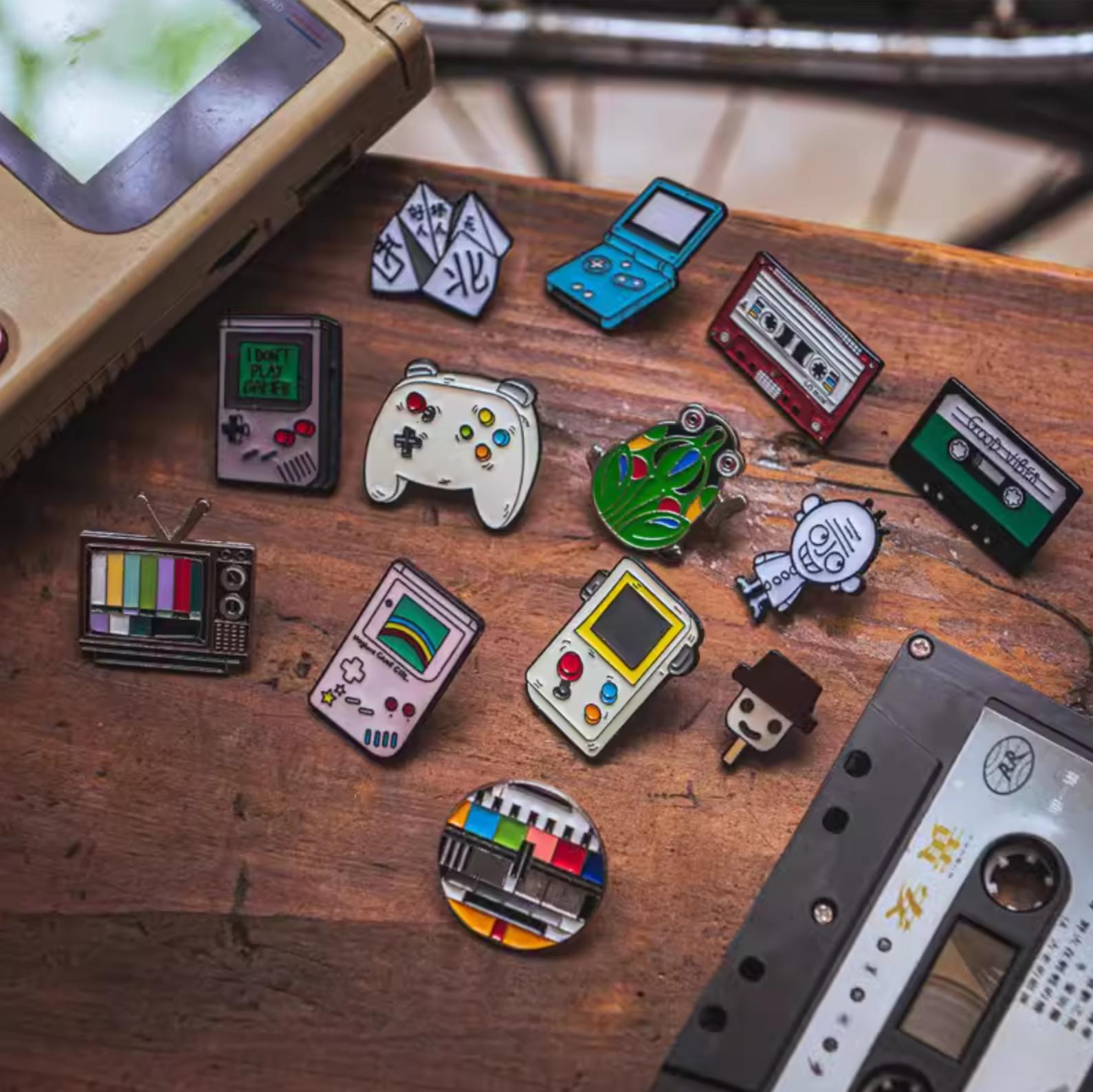 回憶情懷胸針復古物件金屬徽章-Retro's Wear