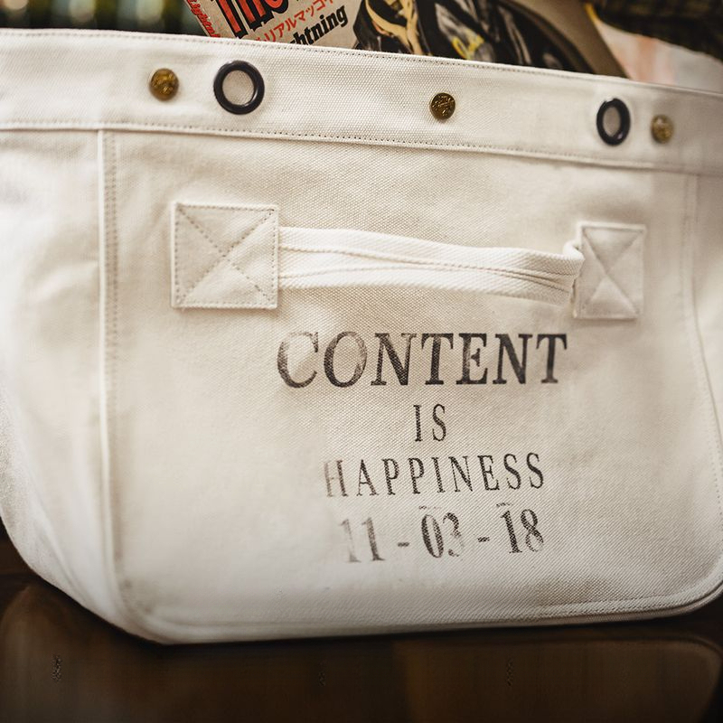 美式復古機車報童包大容量帆布郵差包印花字母斜挎包男生