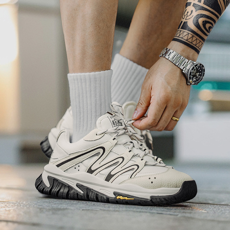 MRA戶外跑鞋男鞋2023秋季新款運動休閒跑步鞋登山徒步鞋復古潮鞋-Retro's Wear