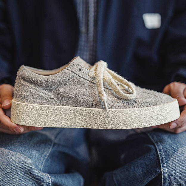 德訓鞋2025新款設計感小眾秋冬季百搭翻毛皮男鞋厚底增高板鞋