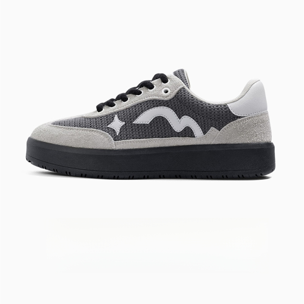 甜甜圈德訓鞋男鞋秋季阿甘鞋厚底運動休閒板鞋復古百搭潮鞋子