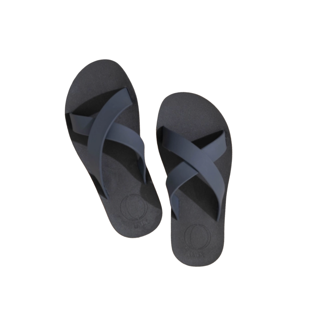 馬登男鞋 戶外穿沙灘涼鞋潮ins網紅室外橡膠一字涼拖鞋