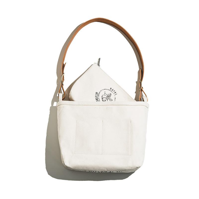 美式子母做舊印花工具包阿美咔嘰簡約斜挎包男-Retro's Wear