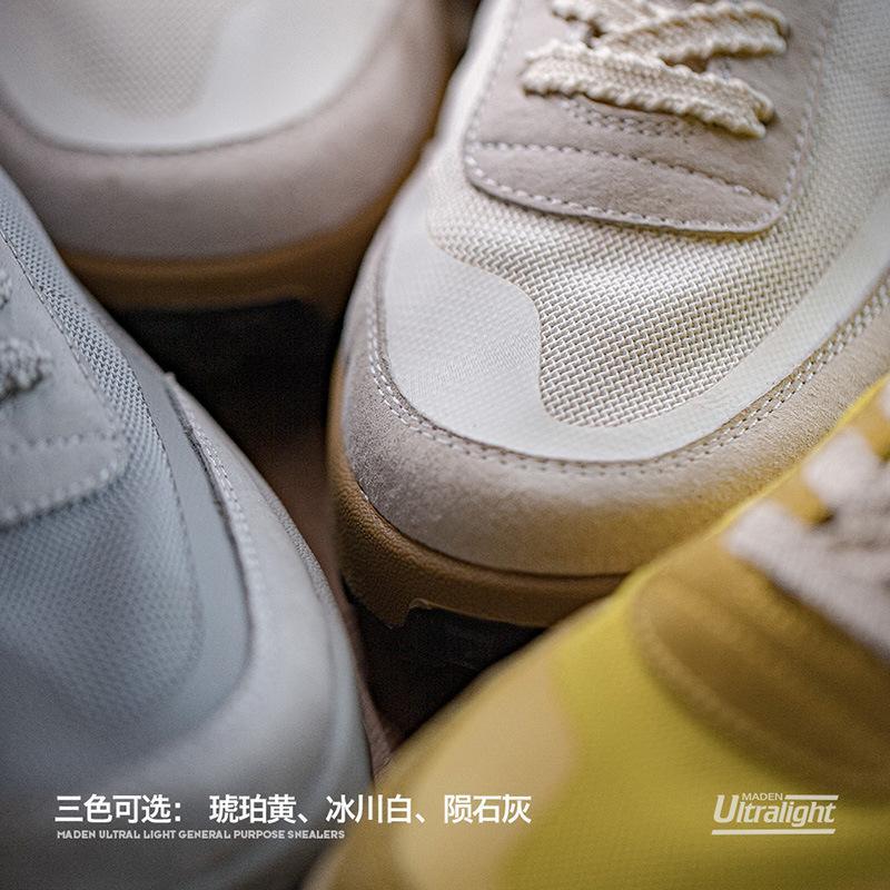 馬登男鞋 2023春季新款慢跑鞋男鞋低幫板鞋休閑阿甘鞋-Retro's Wear