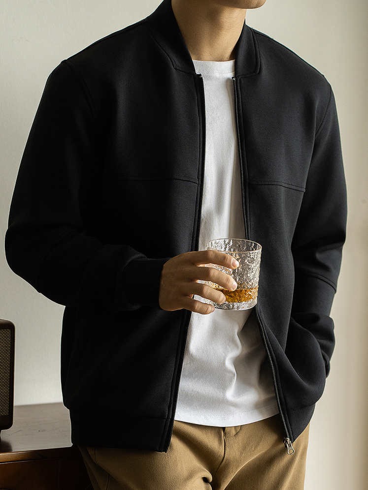 重磅日系棉棒球領寬鬆拉鍊外套男2025新款春運動戶外休閒夾克