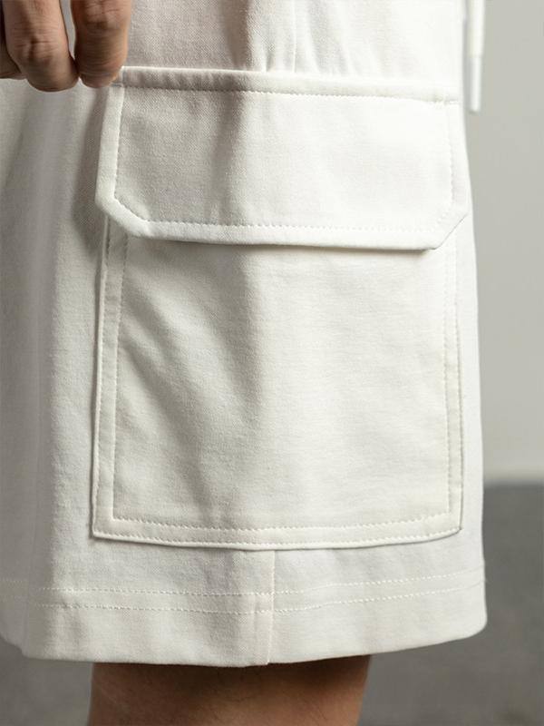 【速幹】7A抗菌負離子云感棉男款夏季短褲吸溼透氣運動五分工裝褲