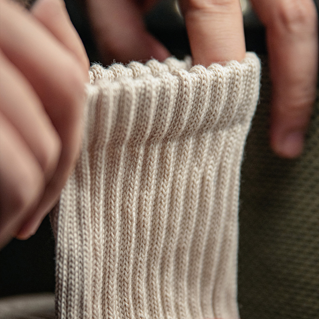 日系復古針織中筒襪子阿美咔嘰純棉粗針美式長襪男秋冬